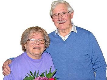 Das Jubelpaar Renate und Leopold Frommelt  Foto: Dieter Radziej