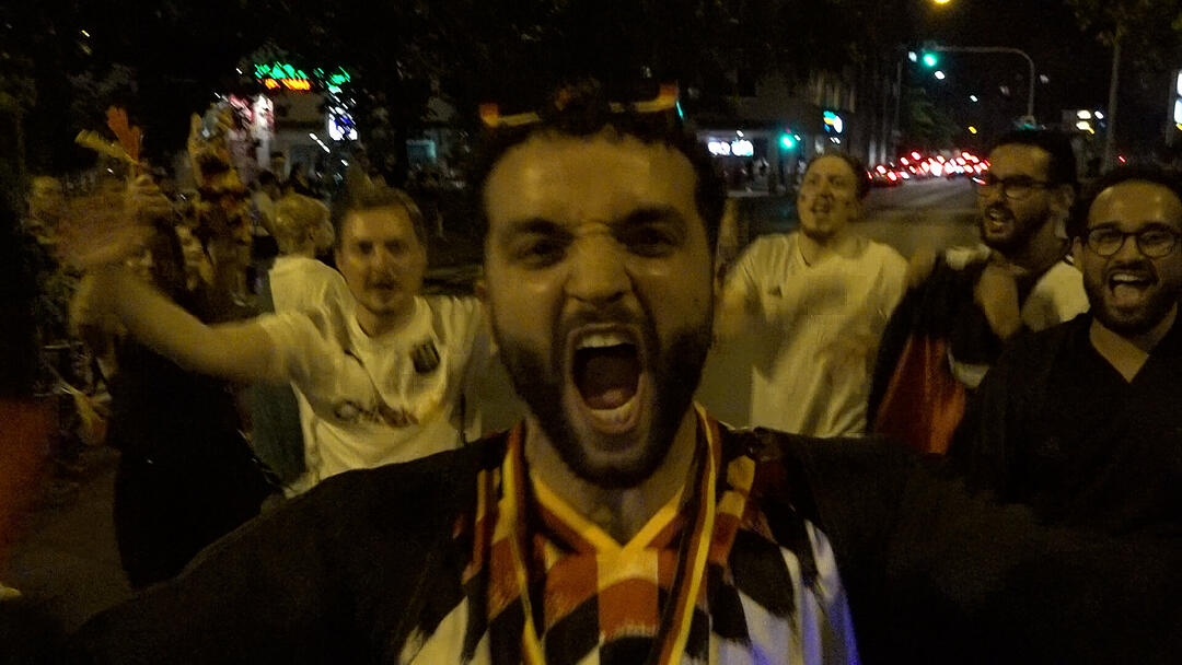 N&uuml;rnberg feiert ausgelassen den Einzug ins Viertelfinale