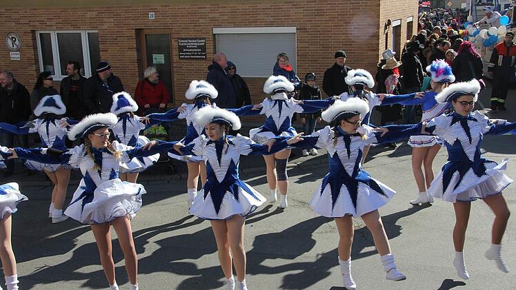 Faschingsumzug in Oberlangenstadt. Foto: Veronika Schadeck
