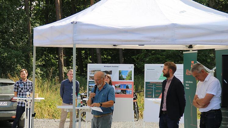 Eindrücke von der Einweihung des Sulzthaler Windparks. Foto: Hilmar Ruppert