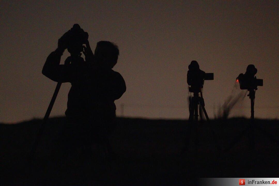 Sternschnuppen-Regen ueber Franken