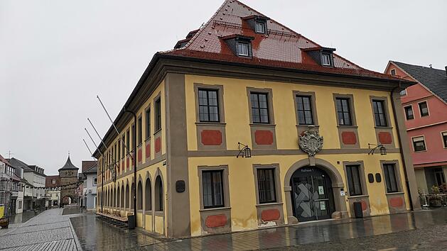 Innenstadt von Lichtenfels: Rathaus und Marktplatz
