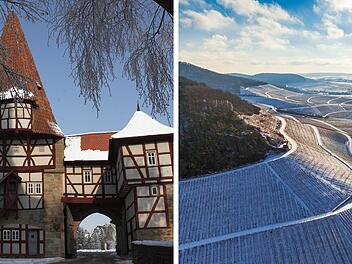 Das Rödelseer Tor in Iphofen ist der ideale Start- und Zielpunkt für zahlreiche Wanderungen in die umliegenden Weinberge.