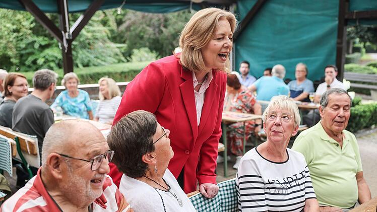 SPD-Vorsitzende Bas beim Kommunalwahlkampf