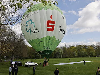Neuer Heißluftballon wirbt für die "Kleeblattstadt" Fürth