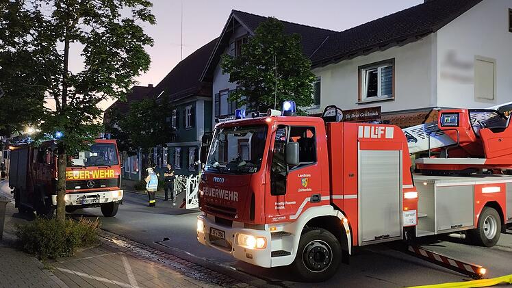 Nächtlicher Wohnungsbrand in Ebensfeld