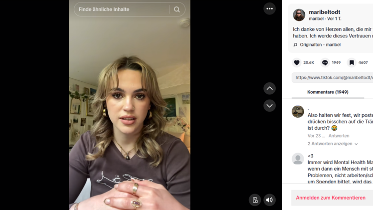 Ex-GNTM-Kandidatin Maribel bittet um Spenden - und wird heftig kritisiert