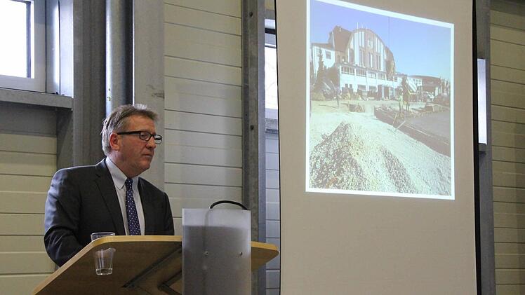 Berthold Lendner bei der Eröffnung.