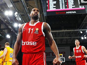 Egal ob der Halbfinalgegner am Sonntag M&uuml;nchen oder Ludwigsburg hei&szlig;t - Brad Wanamaker und seine Teamkollegen der Brose Baskets sind bereit. Foto: Daniel L&ouml;b