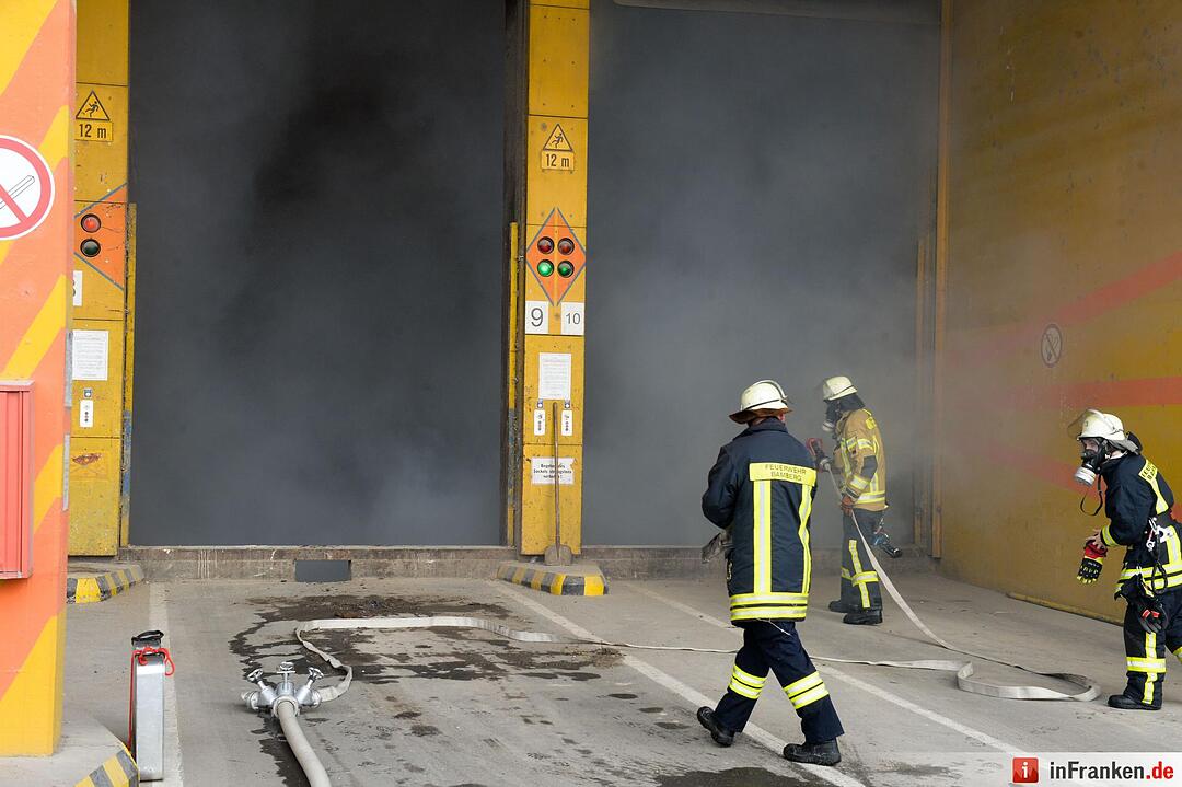 Brand in Müllheizkraftwerk