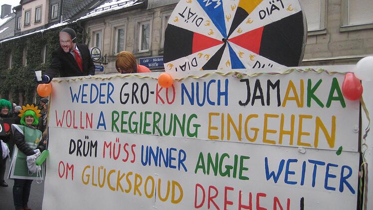 In Berlin denken die Politiker nur an das eigene Ich, die Bevölkerung ist ihnen egal, meinten diese Narren. Foto: Paul Hader