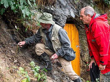 Fund versteinerter Spuren in Ludwigsstadt