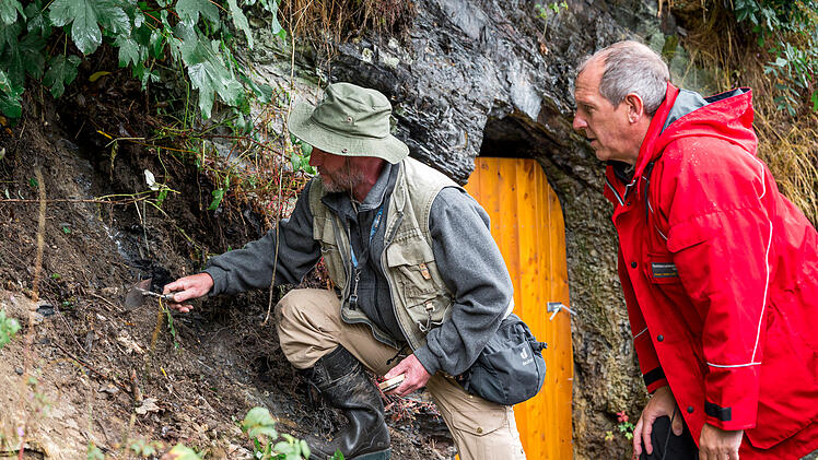 Fund versteinerter Spuren in Ludwigsstadt