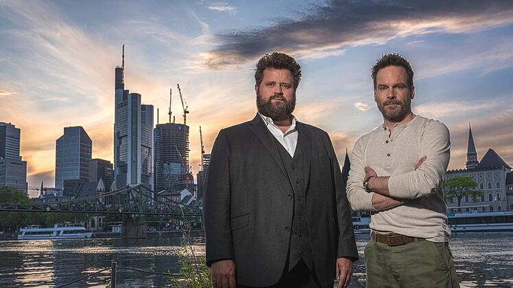 Seit 2014 sind Antoine Monot (links) und Wanja Mues in der Neuauflage des ZDF-Dauerbrenners "Ein Fall f&uuml;r zwei" in Frankfurt am Main im Einsatz. Im n&auml;chsten Jahr soll mit der Kultserie nach fast 50 Jahren Schluss sein.