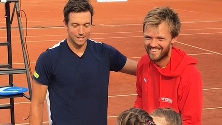 Kevin Krawietz (rechts) und Andreas Mies stehen in der zweiten Runde vom Wimbledon. CT-Archiv