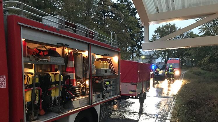 Im Krankenhaus in Naila war massiv Wasser eingelaufen. Foto: NEWS5 / Fricke