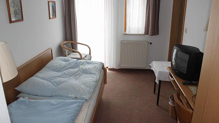 Die Zimmer sind komplett eingerichtet.