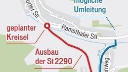 Seit 2013 gibt es Pläne für den Ausbau der St 2290, passiert ist noch nichts.