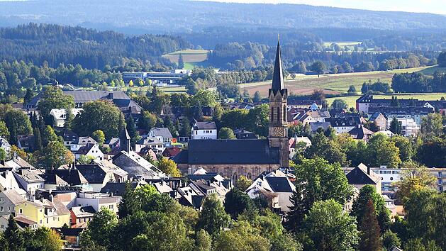 M&uuml;nchberg im oberfr&auml;nkischen Landkreis Hof