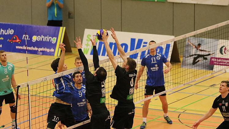 Impressionen aus der Saaletalhalle vom 3:0-Sieg der Hammelburg Volleys über Mainz.Jens Feistel