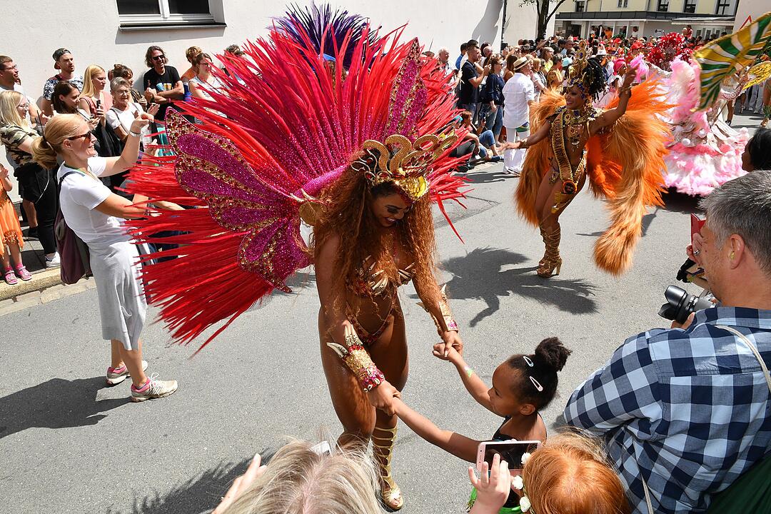 Umzug beim Samba-Festival in Coburg