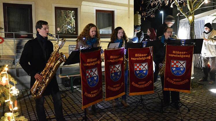 Das Saxophonquartett der Bläservereinigung Markt Burkardroth