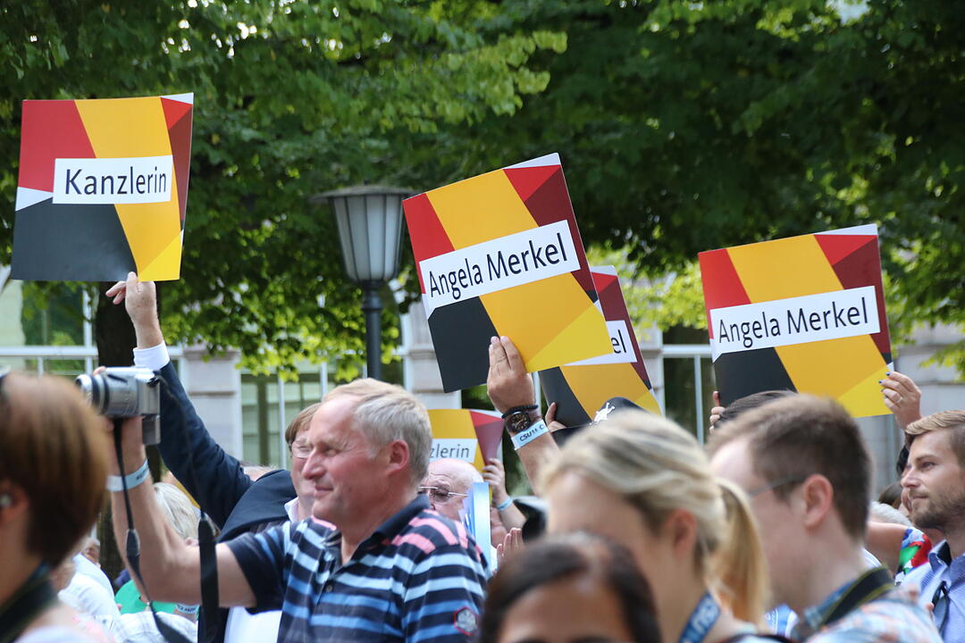 Angela Merkel zu Besuch in Bad Kissingen
