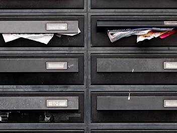 Briefkastenaufkleber mit besonderem Werbungswunsch