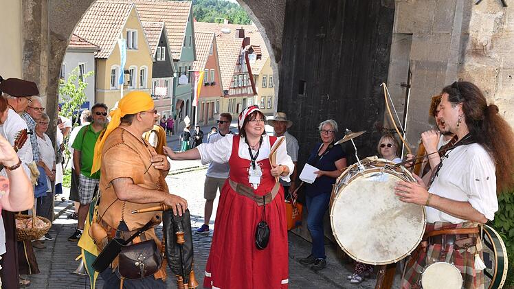 Impressionen vom Historischen Stadtspektakel: Ein Streifzug durch die obere Stadt. Foto: Ronald Rinklef