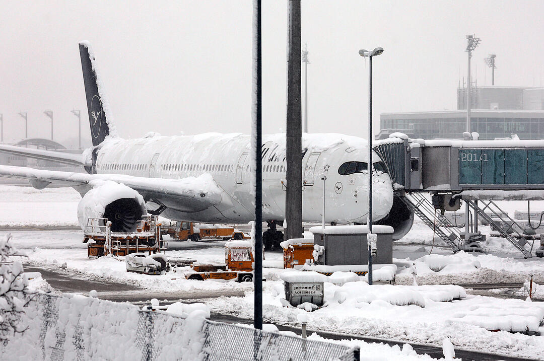 Wintereinbruch in Süddeutschland - München