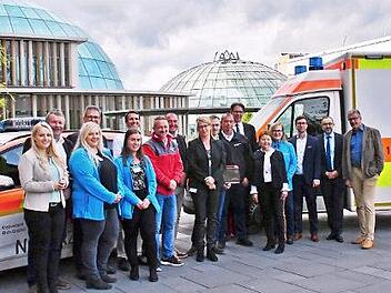 Beim Angel-Workshop im Rhönklinikum wurde betont, wie wichtig die Vernetzung zwischen Klinik und Rettungswagen ist. Foto: Hanns Friedrich