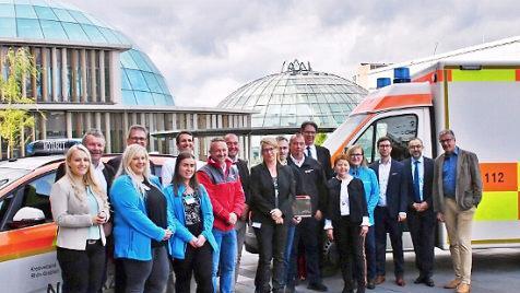 Beim Angel-Workshop im Rhönklinikum wurde betont, wie wichtig die Vernetzung zwischen Klinik und Rettungswagen ist. Foto: Hanns Friedrich