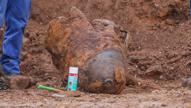 Fliegerbombe am Kitzinger Flugplatzgelände gefunden