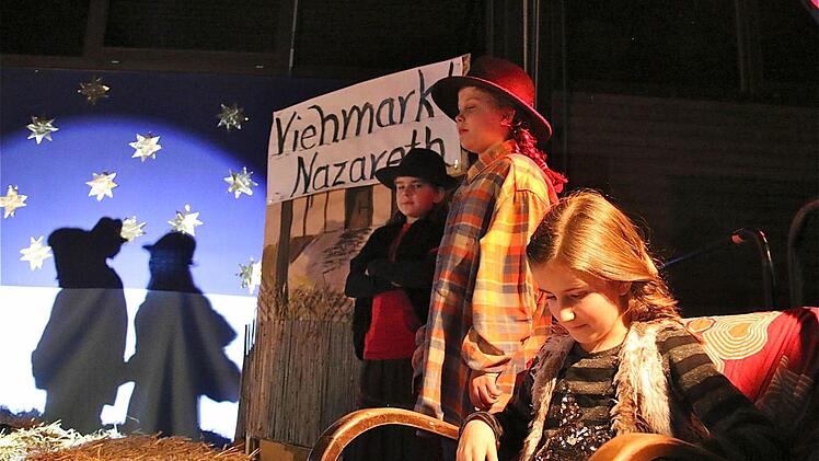 An der Langendorfer Schule wurde das Kindermusical "die Drei vom Stall" aufgeführt. Foto: Gerd Schaar