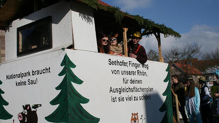 Faschingsumzug in Gefäll. Foto: Gabriele Sell