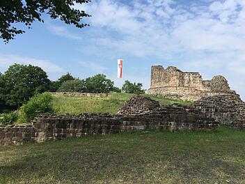 Die Osterburg ist eine Besucherattraktion. Die Freunde der Osterburg haben weitere Pläne für die Anlage.  Marion Eckert