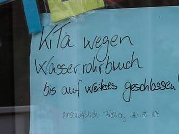 Diese Woche war hier kein Kita-Betrieb.Foto: Barbara Herbst