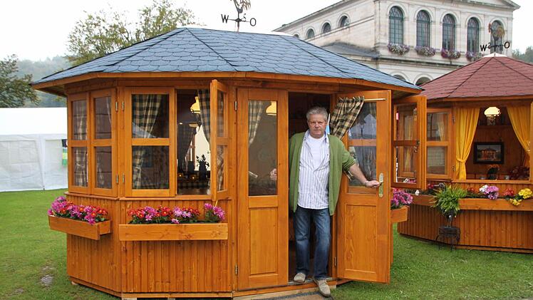Auch die beiden Gartenlauben von Walter Söhn können die Gäste einen Blick werfen.  Foto: Sebastian Vogt