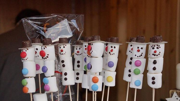 So weihnachtlich können Marshmellows sein.