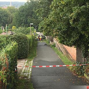 Koffer verpufft in Zirndorf