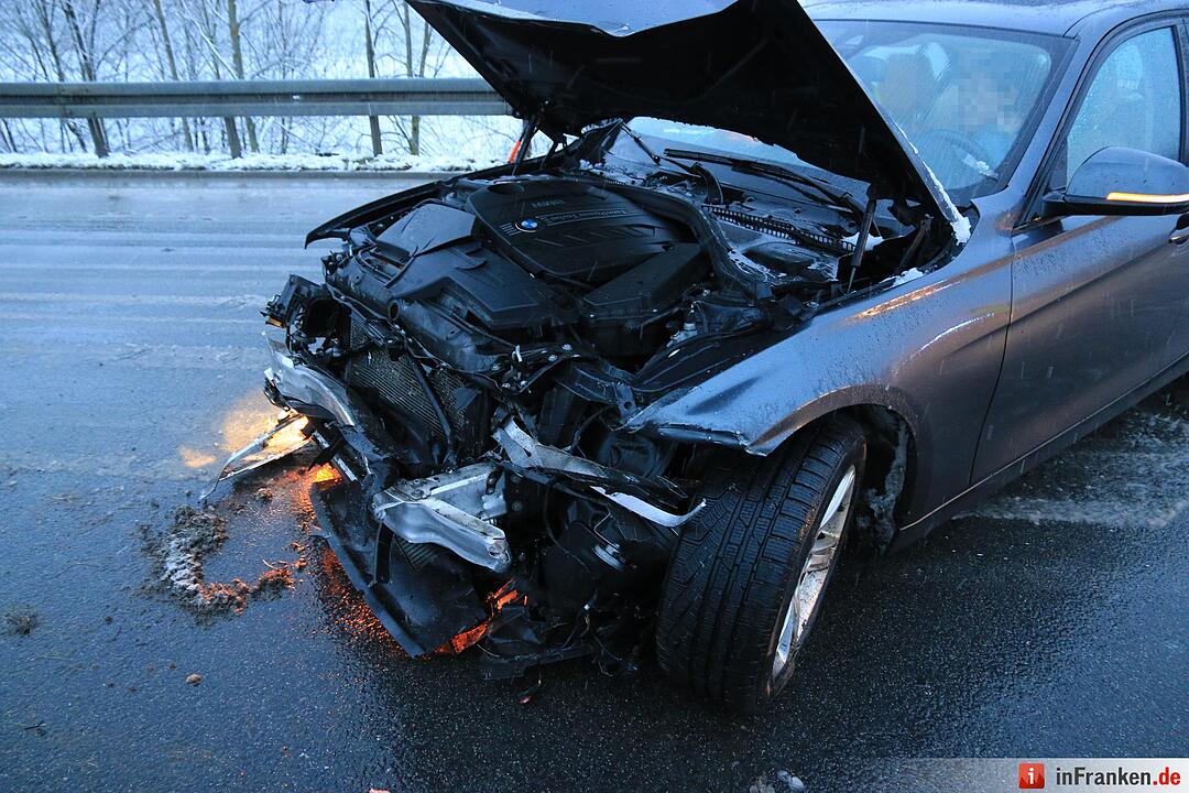 Unfall auf der A73 bei Ebensfeld