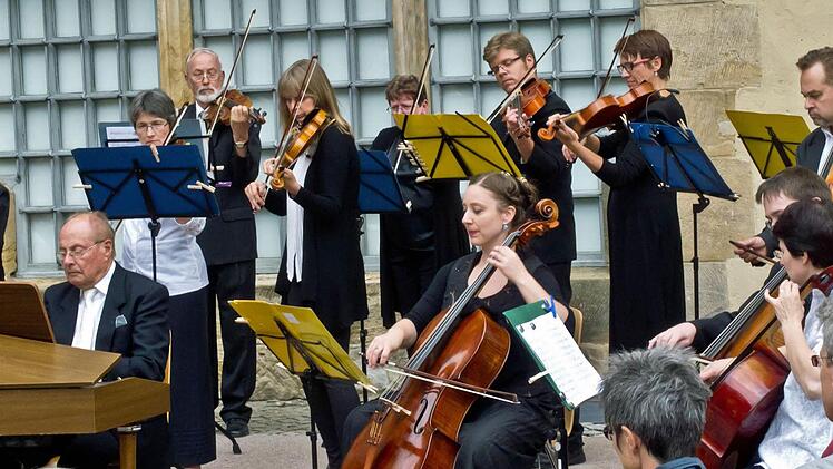 Impressionen von der Serenade mit dem Collegium musicum auf der Veste CoburgFoto: Jochen Berger
