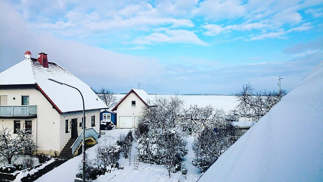 Schnee und Eis - Die schönsten Aufnahmen aus Franken