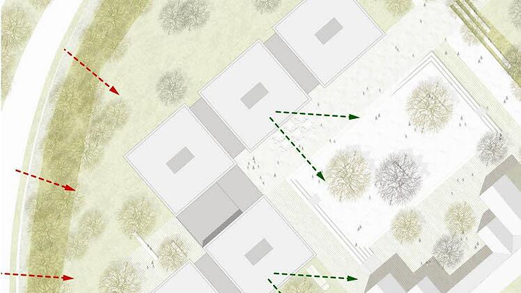 Entwürfe zum BBZ. Foto: Gunther Benkert