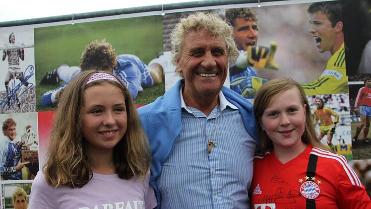 Auch der weibliche Nachwuchs war vom Ex-Bayernstar begeistert. Foto: Veronika Schadeck