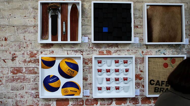 Impressionen von der ersten Auflage der Kunstmesse "Umschlagplatz Coburg"Foto: Jochen Berger