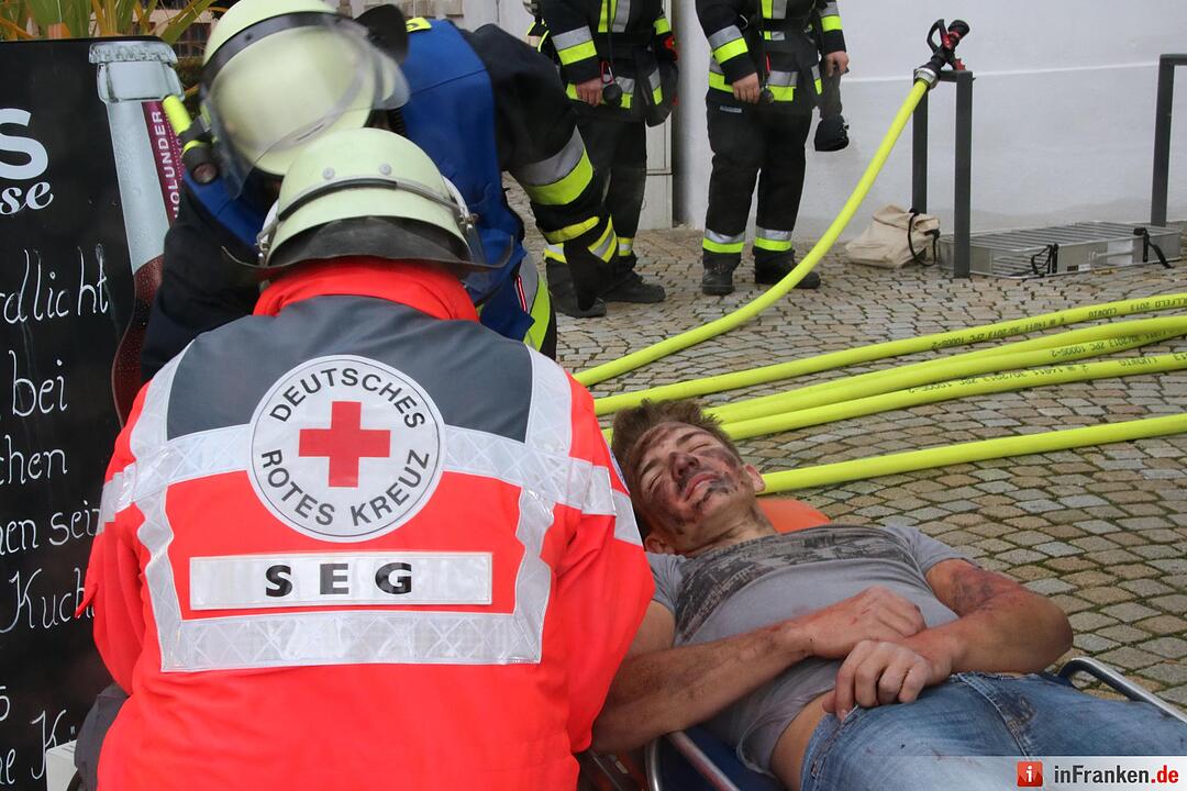 Feuerwehr Hollfeld Großübung