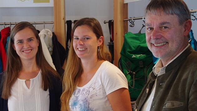 Sie sprachen mit uns &uuml;ber den Tourismus im Oberen Rodachtal (v. l.): Sandra Heinz, Katrin Franz und Gerhard Wunder. Foto: Marco Mei&szlig;ner
