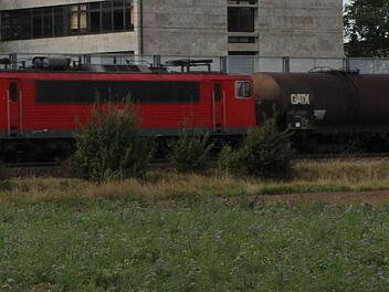 Güterzüge sind zu laut. Schuld daran sind die  Grauguss-Bremsen. Eine technische Umrüstung könnte das Lärmproblem ändern, finden die fränkischen Oberbürgermeister.  Foto:  Josef  Hofbauer