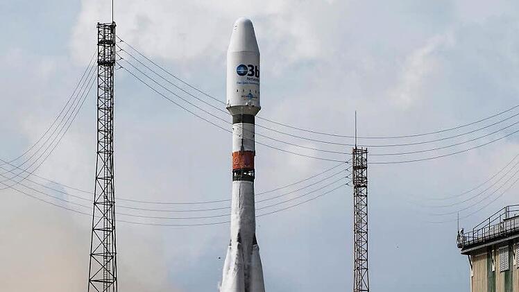 Eine Sojus-Rakete beim Start